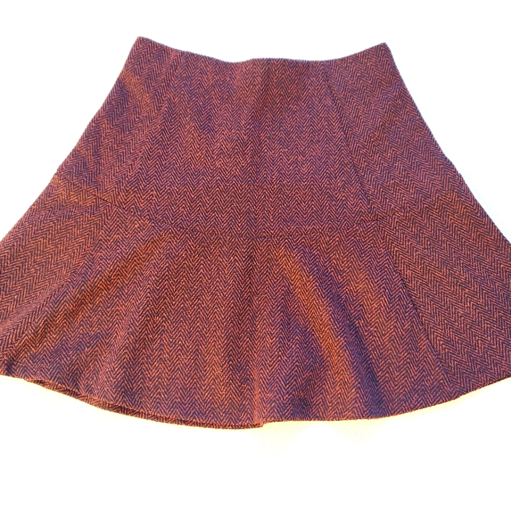 Ann Taylor, LOFT, XS, Burgundy skirt